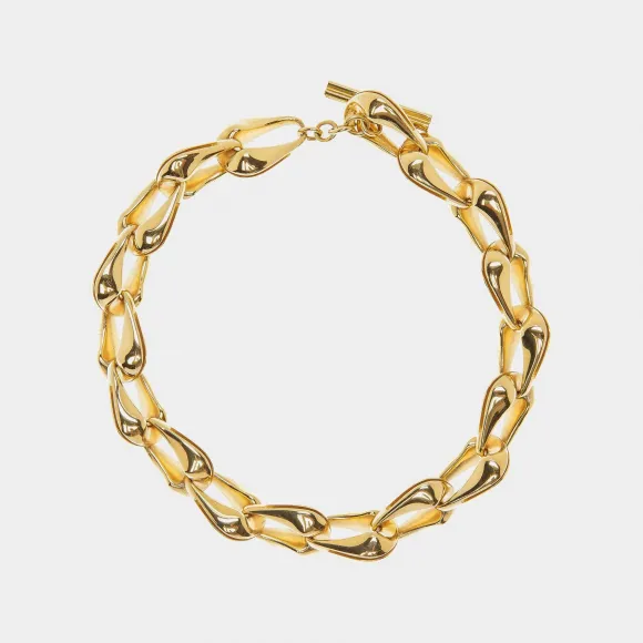 巴利/Bally 女士黄金 T 字形粗项链 6304435