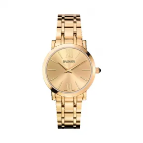 宝曼/Balmain Laelia Lady II 精钢镀金 石英机芯 女表 B4430.33.42