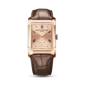 名仕/Baume & Mercier 汉伯顿 Hampton 系列 玫瑰金 手动机械机芯 男表 BMM0A10033
