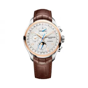 名仕/Baume & Mercier 克里顿 Clifton 系列 18k玫瑰金/精钢 自动机械机芯 男表 BMM0A10280
