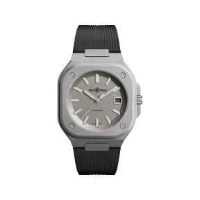 柏莱士/Bell&ross Instruments 系列 40MM 微喷精钢 自动机械机芯 男表 BR05A-GM-ST-SRB