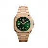 柏莱士/Bell&ross 40 MM 缎面抛光18K玫瑰金 自动机械机芯 男表 BR05A-GN-PG-SPG