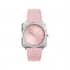 柏莱士/Bell&ross Instruments 系列 39MM 磨砂抛光精钢 石英机芯 男表 BRS-EP-ST-LGD-SCR