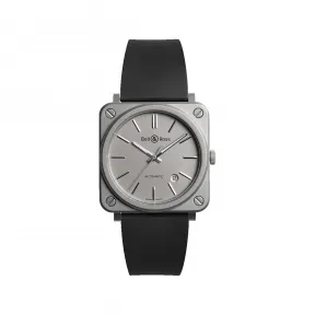 柏莱士/Bell&ross Instruments 系列 39MM 微喷精钢 自动机械机芯 男表 BRS92-GR-ST-SRB
