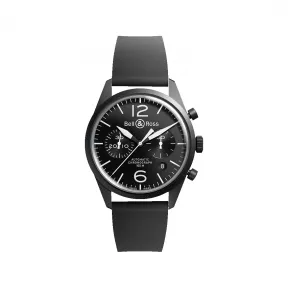 柏莱士/Bell&ross 41 MM   BRV126-BL-CA-SRB