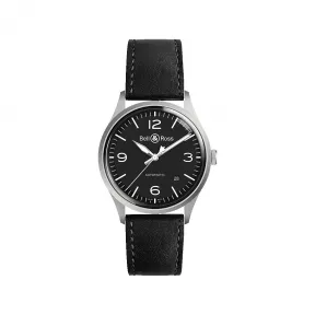 柏莱士/Bell&ross 38.5 MM 缎面抛光不锈钢 自动机械机芯 BRV192-BL-ST-SCA