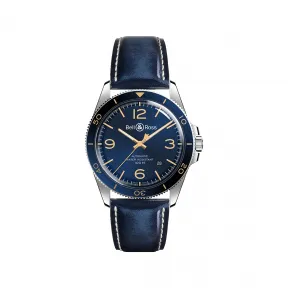 柏莱士/Bell&ross vintage 系列 41MM 抛光精钢表壳 自动机械机芯 男表 BRV292-BU-G-ST-SCA