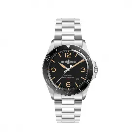 柏莱士/Bell&ross 41 MM 缎面抛光不锈钢 自动机械机芯 男表 BRV292-HER-ST-SST