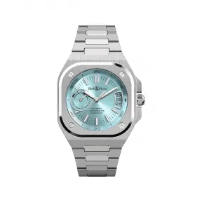 柏莱士/Bell&ross 41 MM 缎面打磨及抛光不锈钢 自动机械机芯 男表 BRX5R-IB-ST-SST