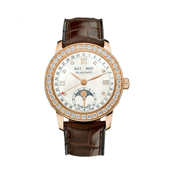 宝珀/Blancpain Women 女装腕表系列 18K红金 自动机械机芯 女表 2360-2991A-55