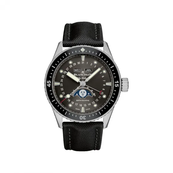 宝珀/Blancpain Fifty Fathoms 五十噚系列 精钢表壳 自动机械机芯 男表 5054-1110-B52A