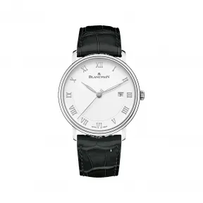 宝珀/Blancpain Villeret系列 精钢表壳 自动机械机芯 男表 6651-1127-55B