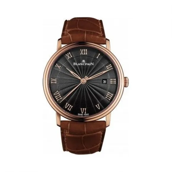 宝珀/Blancpain Villeret系列 黄金 自动机械机芯 男表 6651-3630-55BR
