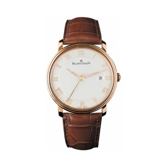 宝珀/Blancpain Villeret系列 18kt玫瑰金 自动机械机芯 男表 6651-3642-55