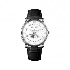 宝珀/Blancpain Villeret系列 精钢表壳 自动机械机芯 男表 6654-1127-55B