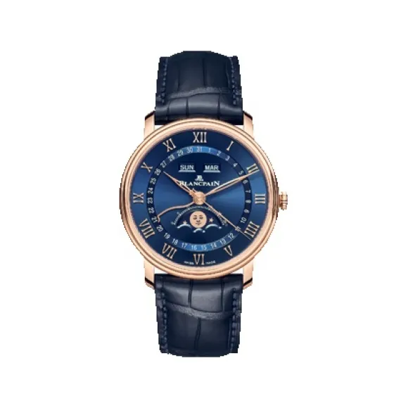 宝珀/Blancpain 经典系列 40MM 18kt玫瑰金 自动机械机芯 男表 6654-3640-55B
