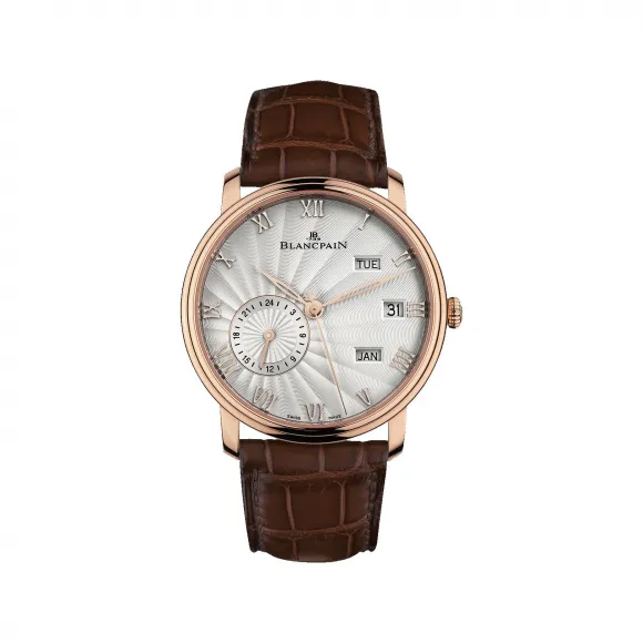 宝珀/Blancpain Villeret系列 红金表壳 自动机械机芯 男表 6670-3642-55B
