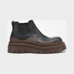葆蝶家/Bottega Veneta 黑色、棕色 BV Tire皮靴 630300-VBS50-1024
