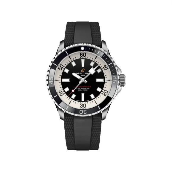 百年灵/Breitling 超级海洋自动机械腕表42（Superocean Automatic 42） 精钢 - 黑色 A17375211B1S1
