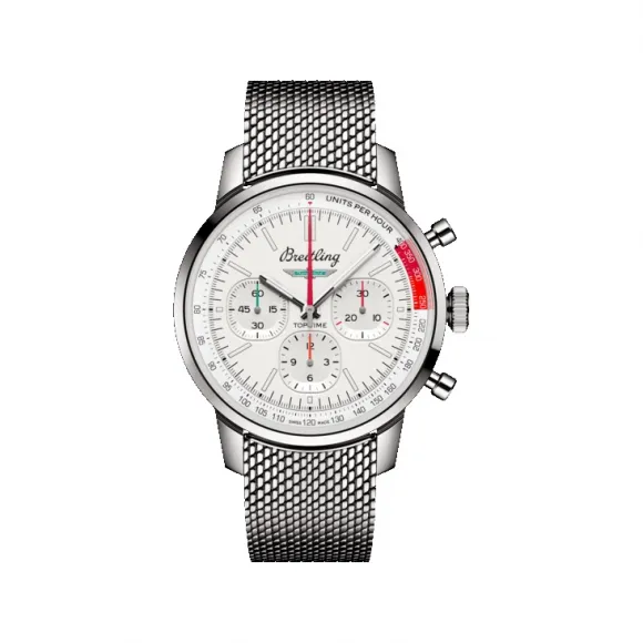 百年灵/Breitling top-time 系列 41.0 MM 精钢 自动上弦机械机芯 男表 AB01766A1A1A1