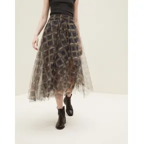 布内罗·古奇拉利/Brunello Cucinelli 中长裙 (192MA147G2841) - 女款 半裙