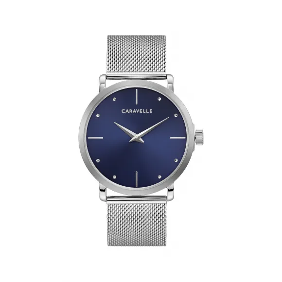 宝路华/Bulova Caravelle系列 42 MM 不锈钢 石英机芯 手表 43A149