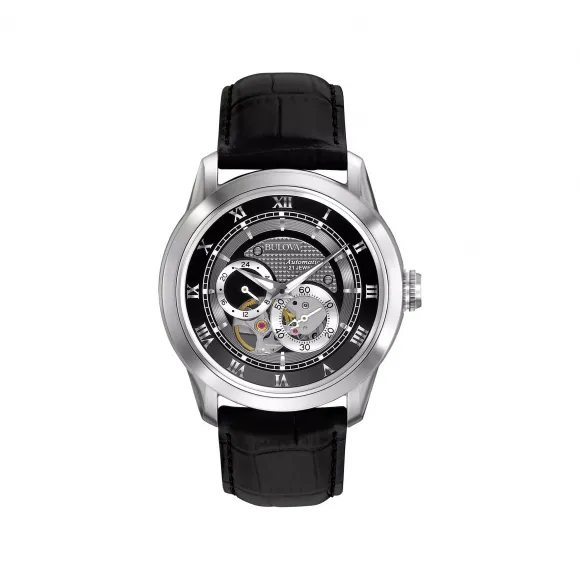 宝路华/Bulova Sutton系列 42.00 MM 不锈钢 自动机械机芯 男表 96A135