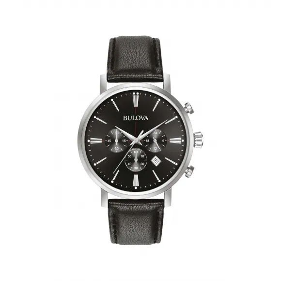 宝路华/Bulova Aerojet系列 41.00 MM 不锈钢 石英机芯 男表 96B262