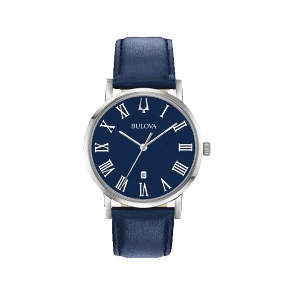 宝路华/Bulova Classic 系列 40 mm 不锈钢 石英机芯 男表 96B295