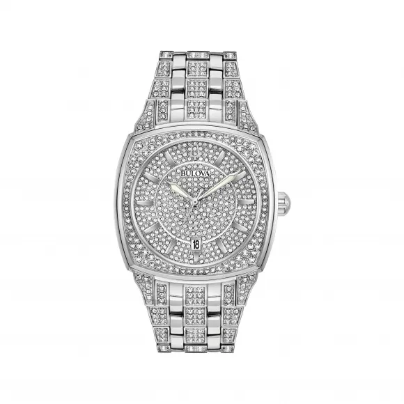 宝路华/Bulova  40 MM 不锈钢 石英机芯 手表 96B296