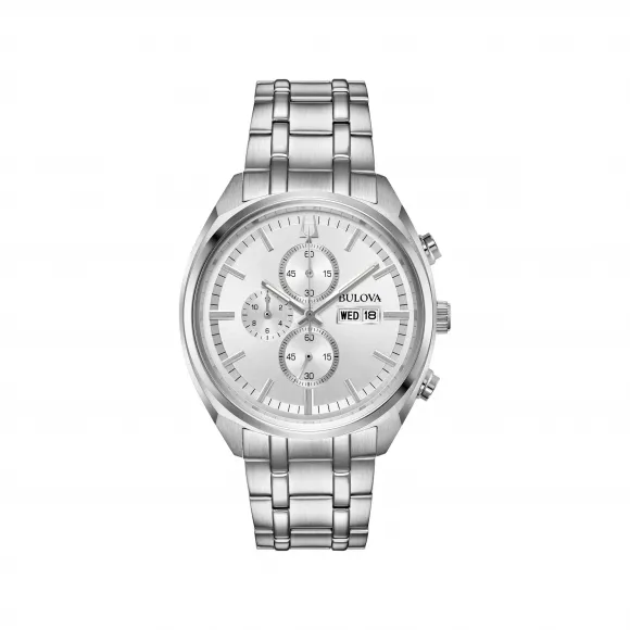 宝路华/Bulova Surveyor系列 42.00 MM 不锈钢 石英机芯 男表 96C135