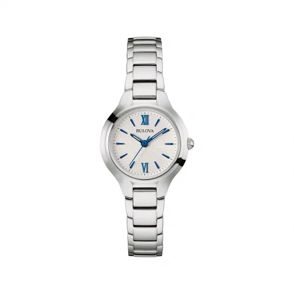 宝路华/Bulova Classic系列 28.00 MM 不锈钢 石英机芯 女表 96L215