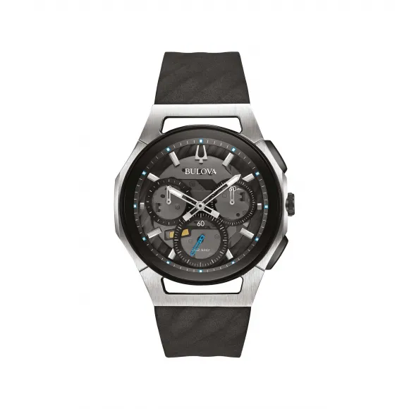 宝路华/Bulova Maquina系列 44.00 MM 不锈钢 石英机芯 男表 98A161