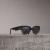 博百利/Burberry 女士 方框太阳眼镜 (黑色) 40584211