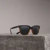 博百利/Burberry 男士 方框太阳眼镜 (浅棕色) - 男士  40612131