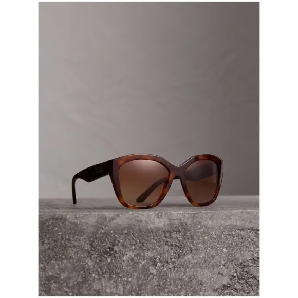 博百利/Burberry 女士 方框太阳眼镜 (浅棕色) 40666501