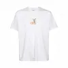 博百利/Burberry 男士 鹿印花棉质宽松 T 恤衫 (白色) 80223701