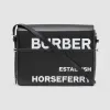 博百利/Burberry Grace - 大号 Horseferry 印花涂层帆布格雷丝包 (黑色) - 女士  80229951