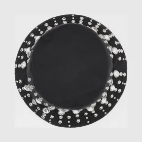 博百利/Burberry 缀饰棉质斜纹渔夫帽 (黑色)  80238141