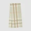 博百利/Burberry 轻盈格纹羊绒围巾 (浅苹果绿)  80245021