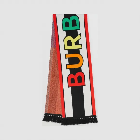 博百利/Burberry 徽标羊绒提花围巾 (多色)  80258721