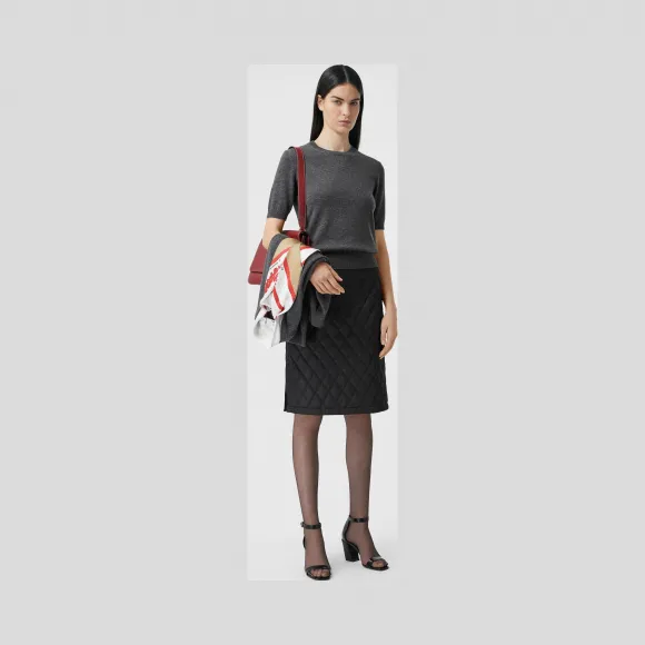 博百利/Burberry 女士 短袖羊绒上衣  80300231