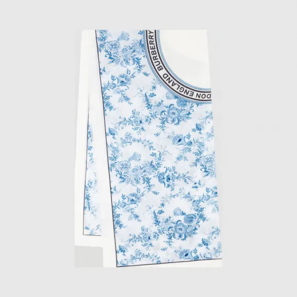 博百利/Burberry 女士 花卉印花轻盈羊绒围巾  80307771