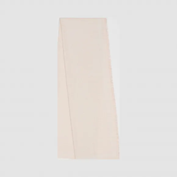 博百利/Burberry 女士 专属标识丝毛混纺提花围巾  80315381