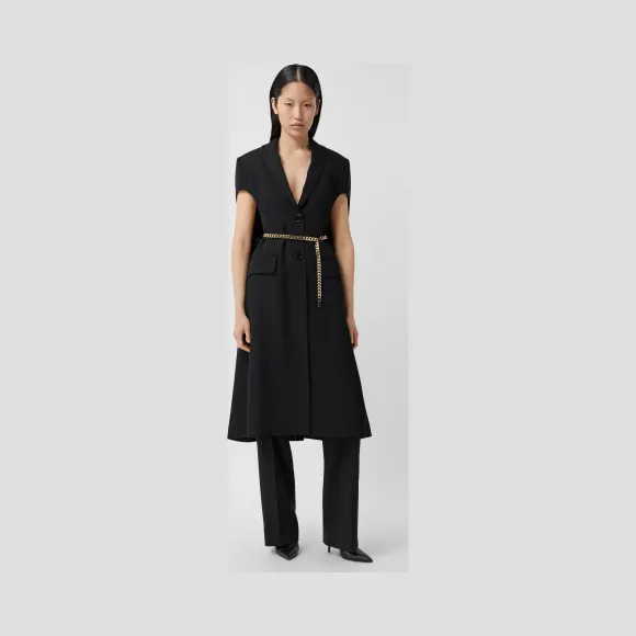 博百利/Burberry 女士 粒纹羊毛量裁披肩  80320741