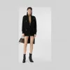 博百利/Burberry 女士 鹿图案羊毛羊绒混纺宽松开衫  80322671