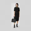 博百利/Burberry 女士 短袖徽标嵌花羊毛混纺上衣  80361861