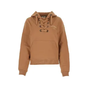 博百利/Burberry 棕色 系带带缀饰logo兜帽 80386901