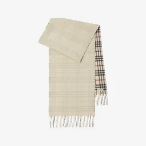 博百利/Burberry 双面两用格纹羊绒围巾 80735251