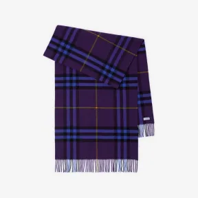 博百利/Burberry 格纹羊绒围巾 80769161